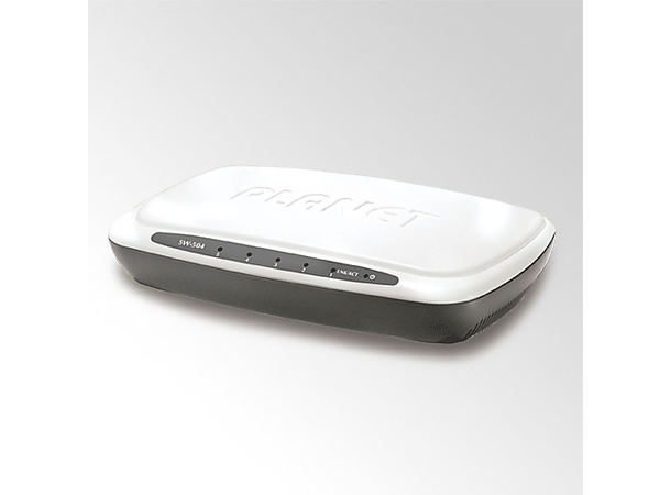 Switch   5-port 10/100B/Tx extern power Planet 